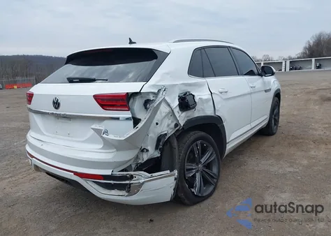 2021 Volkswagen Atlas Cross Sport 3.6L V6 Se W/Technology R-Line z USA, uszkodzony, nr VIN 1V2RE2CA2MC205086